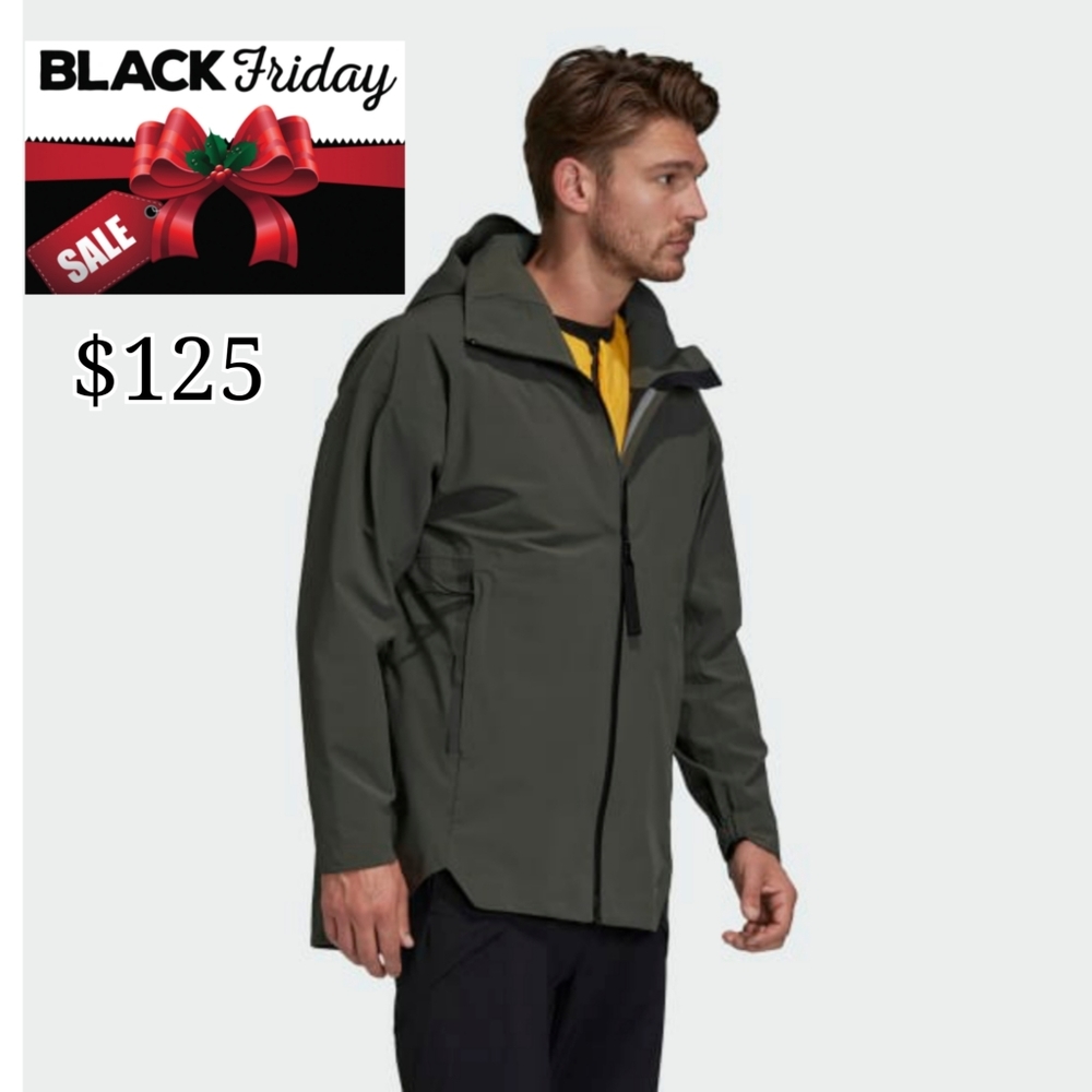 NWT Adidas Mens MYSHELTER 3IN1 Rain Parka - Picture 16 of 16